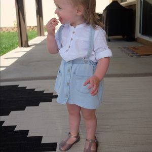 Zara babygirl suspender skirt